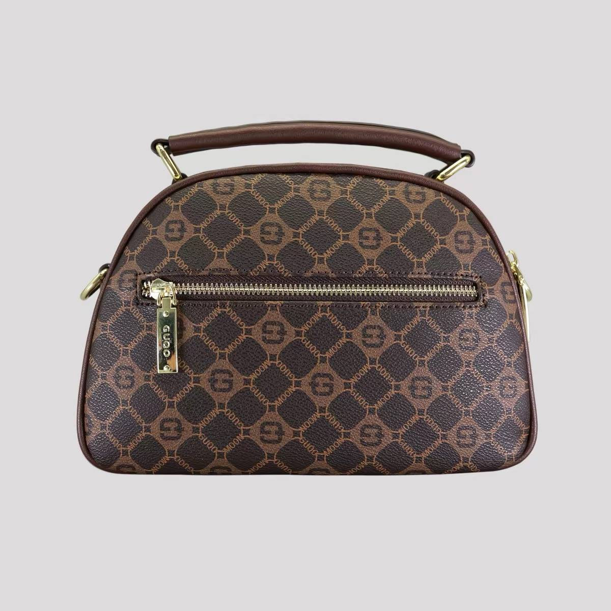 Guoo & Moon Monogram Satchel Bag