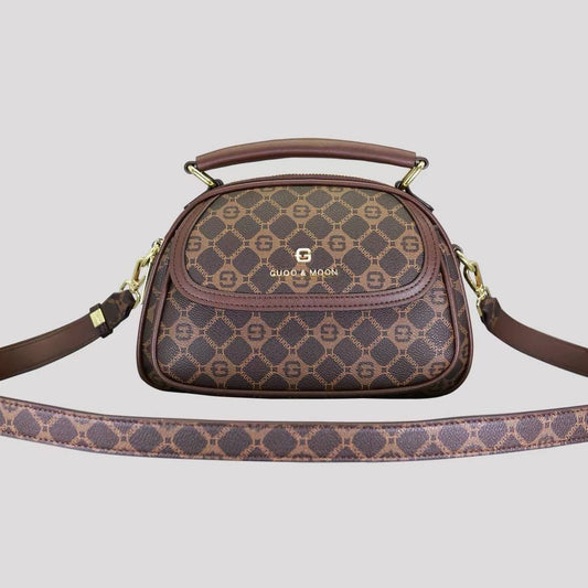 Guoo & Moon Monogram Satchel Bag